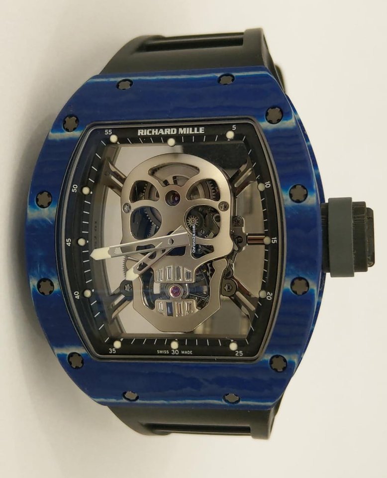 IMG_9081 Richard Mille RM 052 Mens watch Unisex Automatic Carbon RM52-01 Replica 5