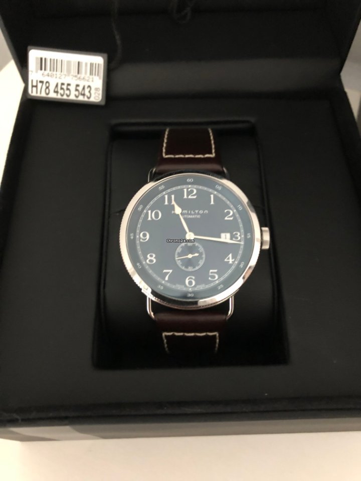 IMG_9081 Hamilton Khaki Navy Pioneer Mens watch Unisex Automatic Steel H78455543 Replica 5
