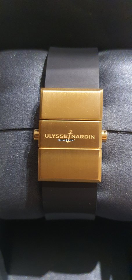 IMG_9081 Ulysse Nardin Lady Diver Starry Night Mens watch Unisex Automatic Rose gold 8156-180 Replica 5