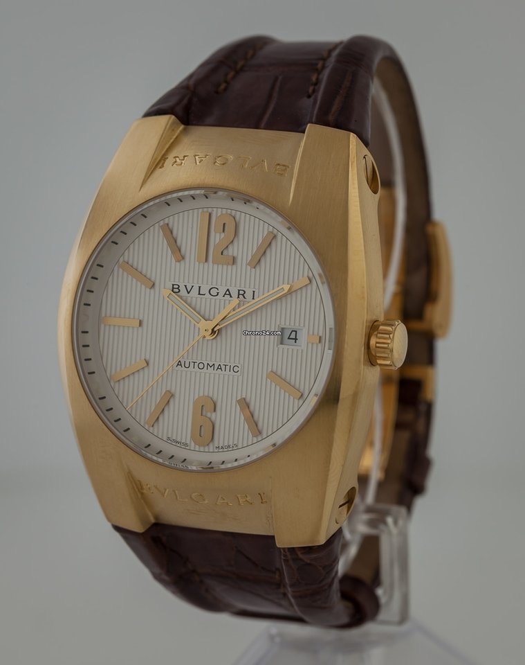 IMG_9081 Bulgari Ergon Mens watch Unisex Automatic Yellow gold Bulgari EG40C6GD Replica 5