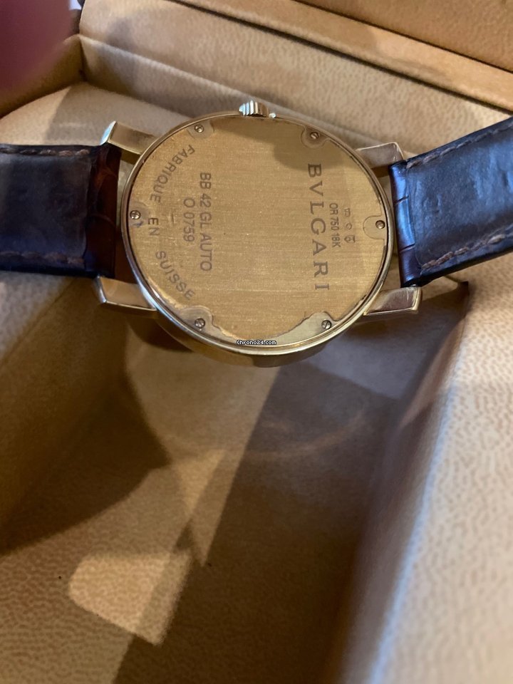 Bulgari Bulgari Mens watch Unisex Automatic Yellow gold BB42WGLDAUTO Replica 5