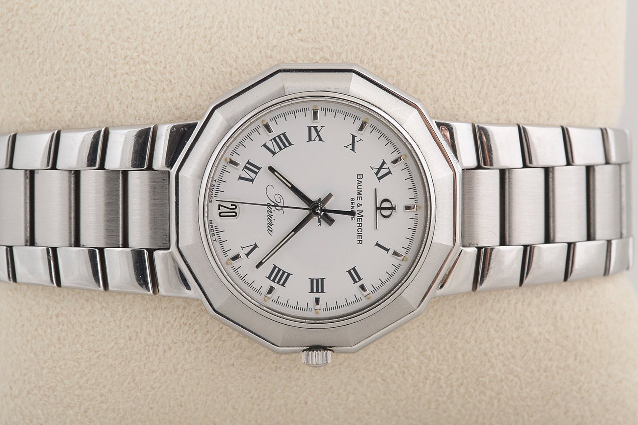 IMG_9081 Baume & Mercier Riviera Mens watch Unisex Quartz Steel Baume & Mercier 5131 Replica 5
