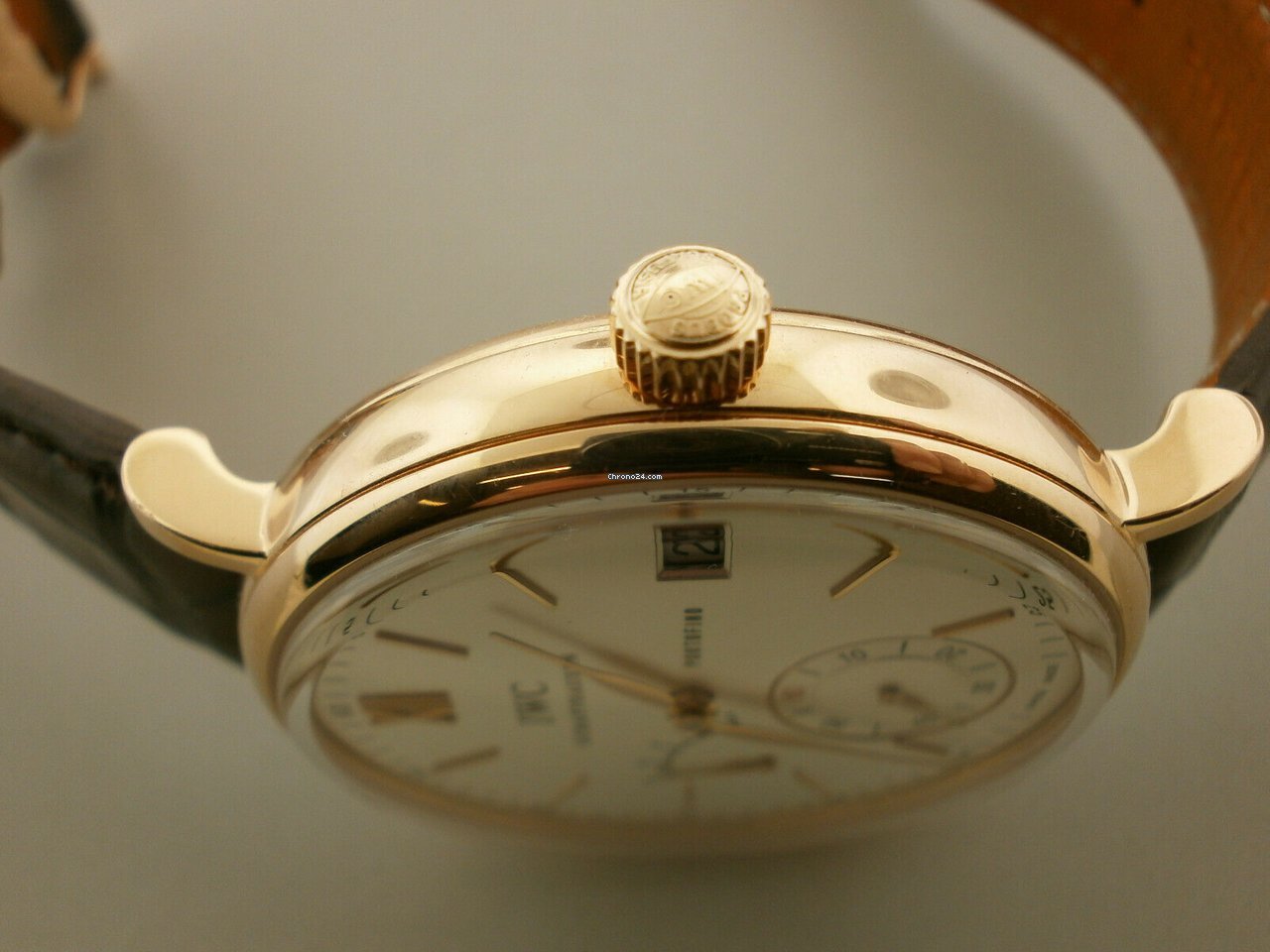 IWC Portofino Hand-Wound Automatic Rose gold 5101-07 Replica 5