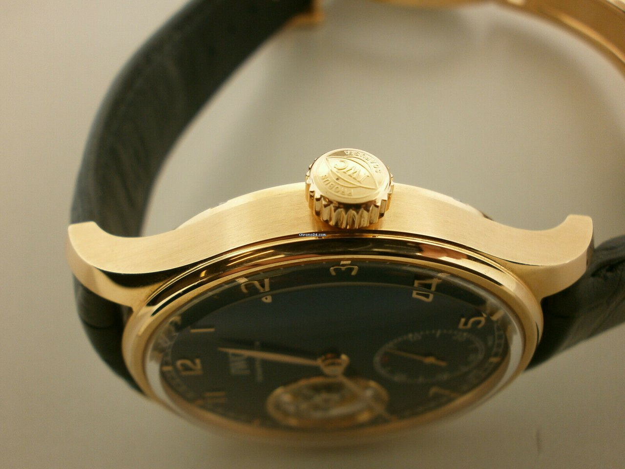IMG_9081 IWC Portuguese Tourbillon Manual winding Rose gold 5463-05 Replica 5