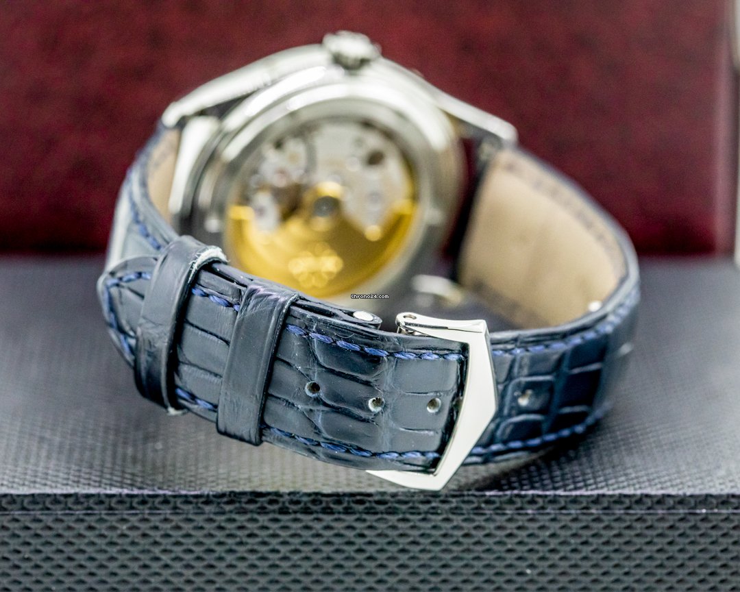 IMG_9081 Patek Philippe Annual Calendar Mens watch Unisex Automatic Platinum 5146P-001 Replica 5