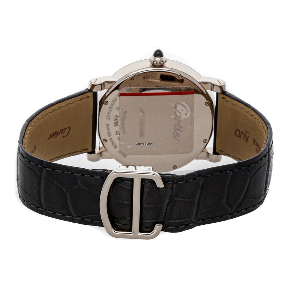 IMG_9081 Cartier Rotonde de Cartier Mens watch Unisex Manual winding White gold W1556253 Replica 5