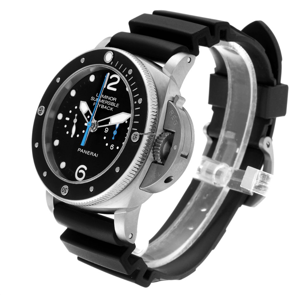 IMG_9081 Panerai Luminor Submersible 1950 3 Days Automatic Mens watch Unisex Automatic Titanium PAM00615 Replica 5