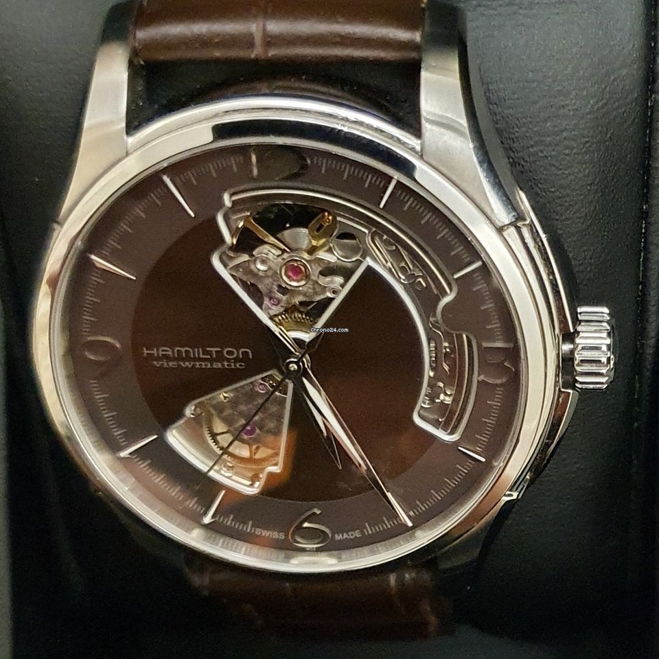 Hamilton Jazzmaster Open Heart Mens watch Unisex Automatic Steel H32565595 Replica 5
