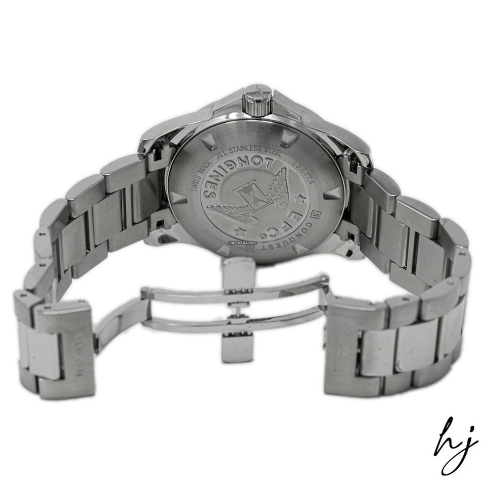 IMG_9081 Longines Conquest Mens watch Unisex Automatic Steel L3.677.4.76.6 Replica 5