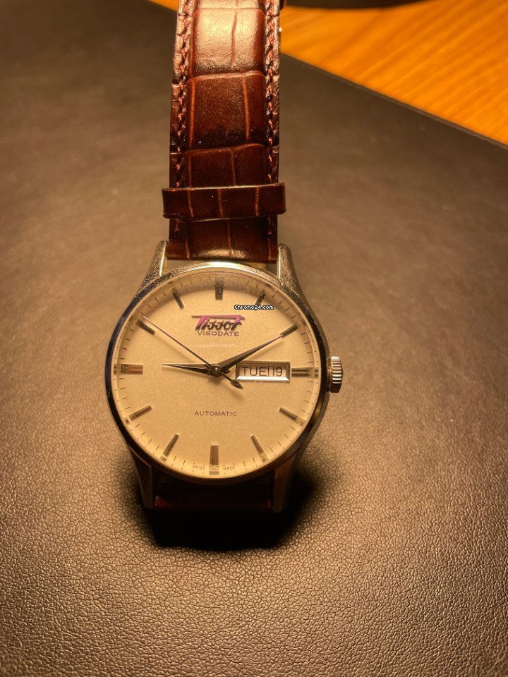 IMG_9081 Tissot Heritage Visodate Mens watch Unisex Automatic Steel T019.430.16.031.01 Replica 5
