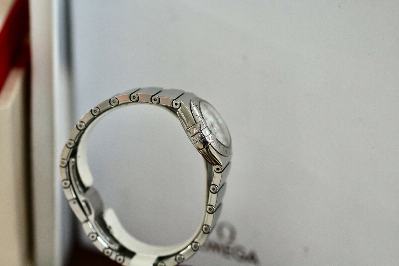 Omega Constellation Quartz Womens watch Quartz Steel 123.10.24.60.55.001 Replica 5