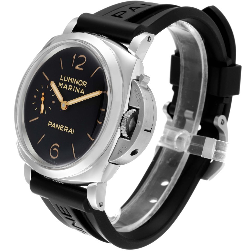 IMG_9081 Panerai Luminor Marina 1950 3 Days Mens watch Unisex Manual winding Steel PAM00422 Replica 5