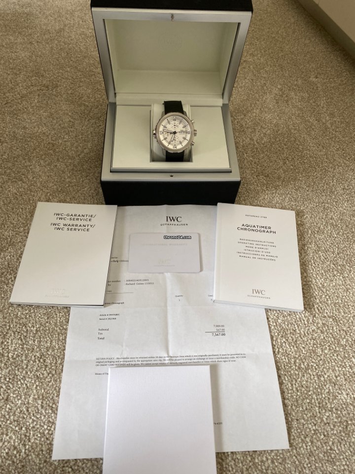 IMG_9081 IWC Aquatimer Chronograph Mens watch Unisex Automatic Steel IW376801 Replica 5
