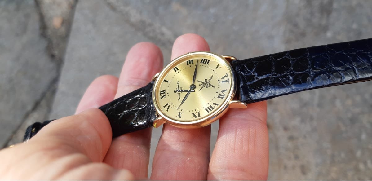 Baume & Mercier Mens watch Unisex Manual winding Yellow gold 35108 Replica 5
