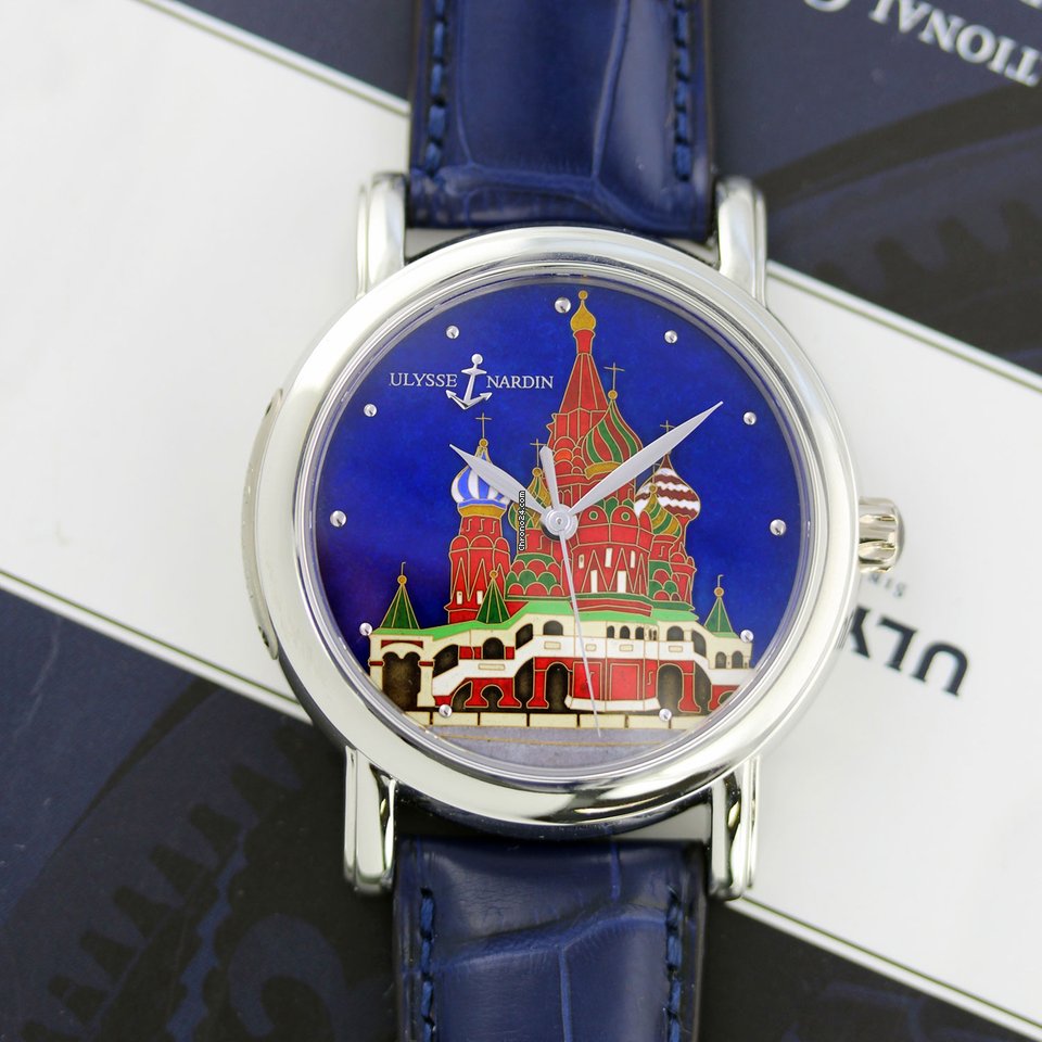 IMG_9081 Ulysse Nardin Kremlin Mens watch Unisex Automatic Platinum 139-10 KREM Replica 5
