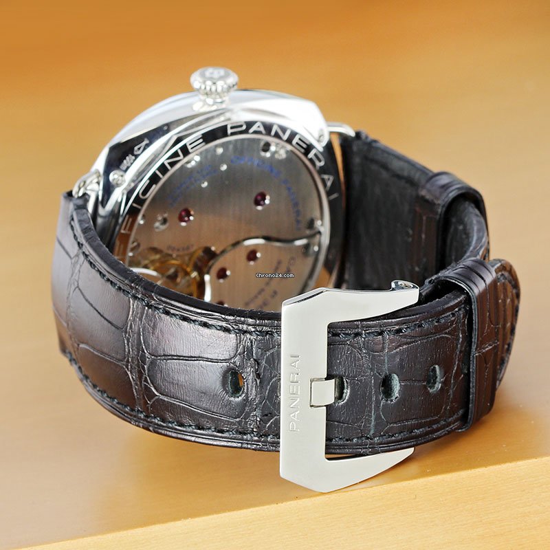 IMG_9081 Panerai Special Editions Mens watch Unisex Manual winding White gold pam00376 Replica 5