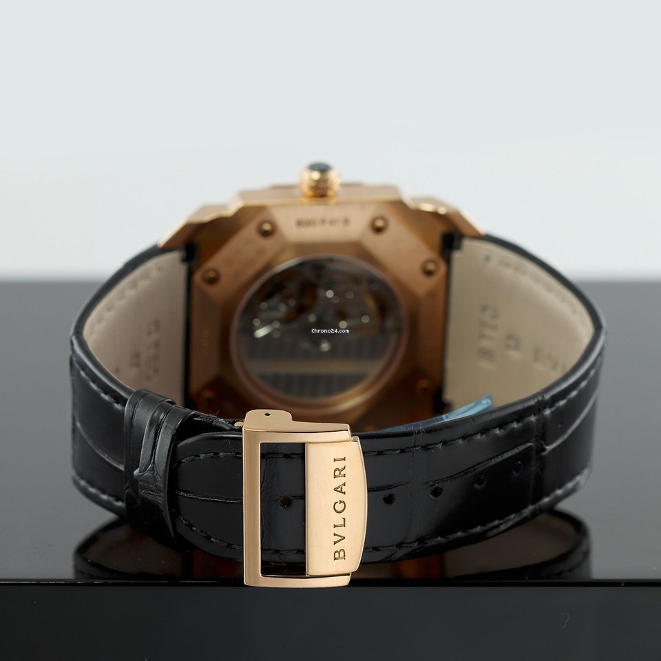 Bulgari Octo Mens watch Unisex Automatic Rose gold 101963 bgop41bgld Replica 5