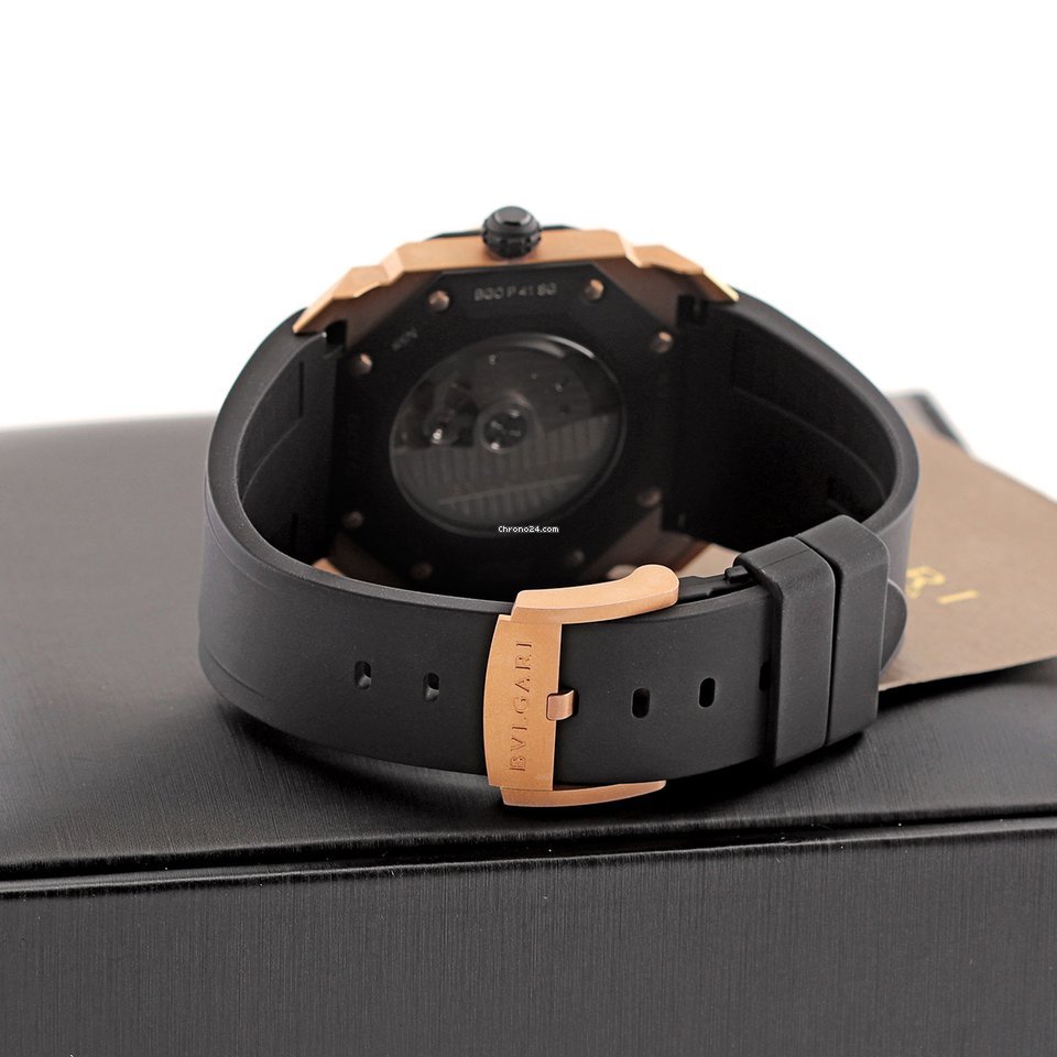 IMG_9081 Bulgari Octo Mens watch Unisex Automatic Rose gold 103203 Replica 5