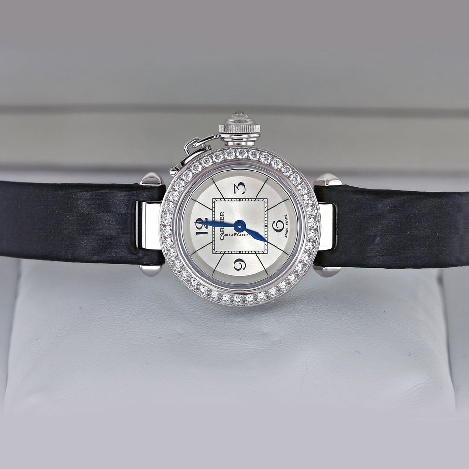 Cartier Pasha Womens watch Quartz White gold wj124027 Replica 5