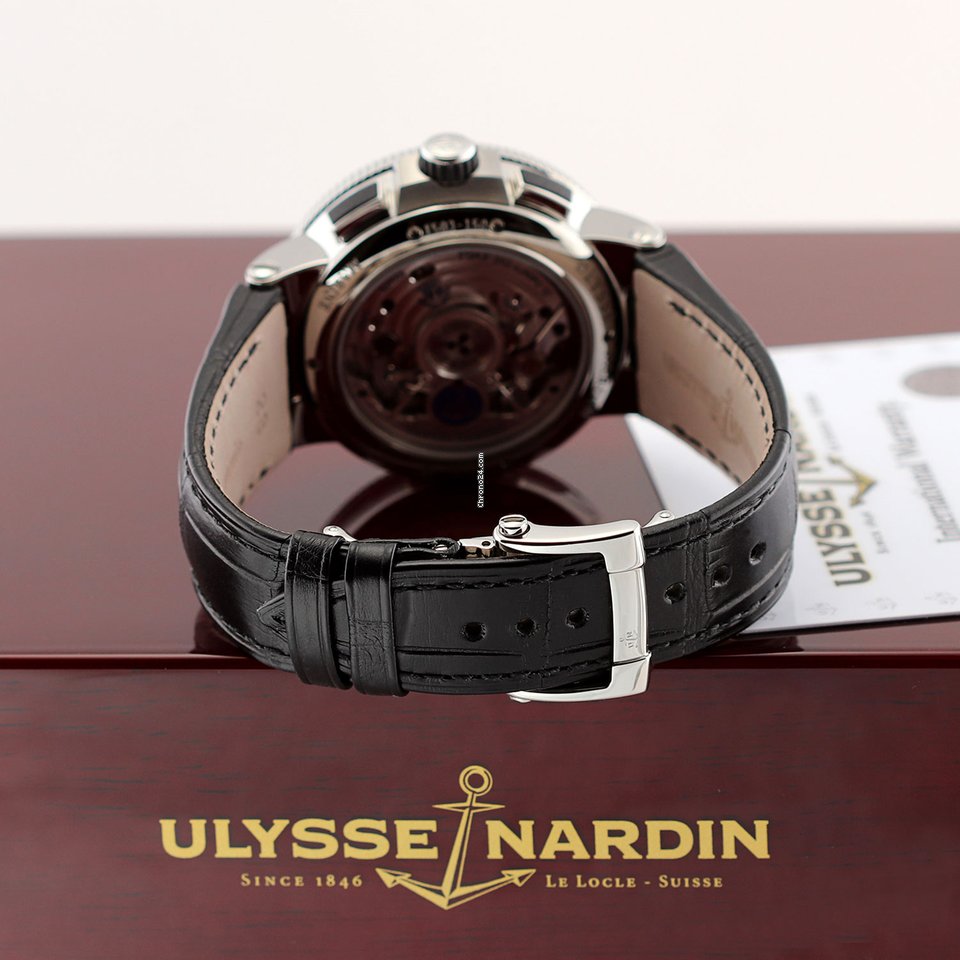 IMG_9081 Ulysse Nardin Marine Chronograph Mens watch Unisex Automatic Steel 1503-150 62 Replica 5