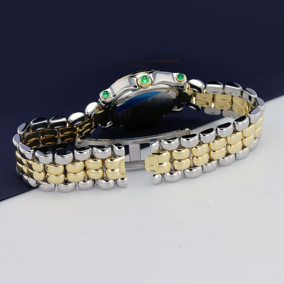 Chopard Happy Sport Womens watch Quartz Gold Steel 27 8251-22 11 Replica 5