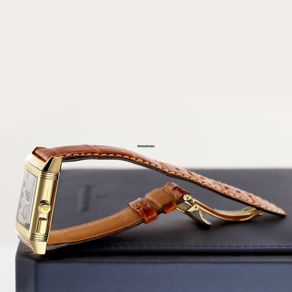 IMG_9081 Jaeger-LeCoultre Reverso Memory Manual winding Yellow gold 255.140.822B 255.1.82 Replica 5