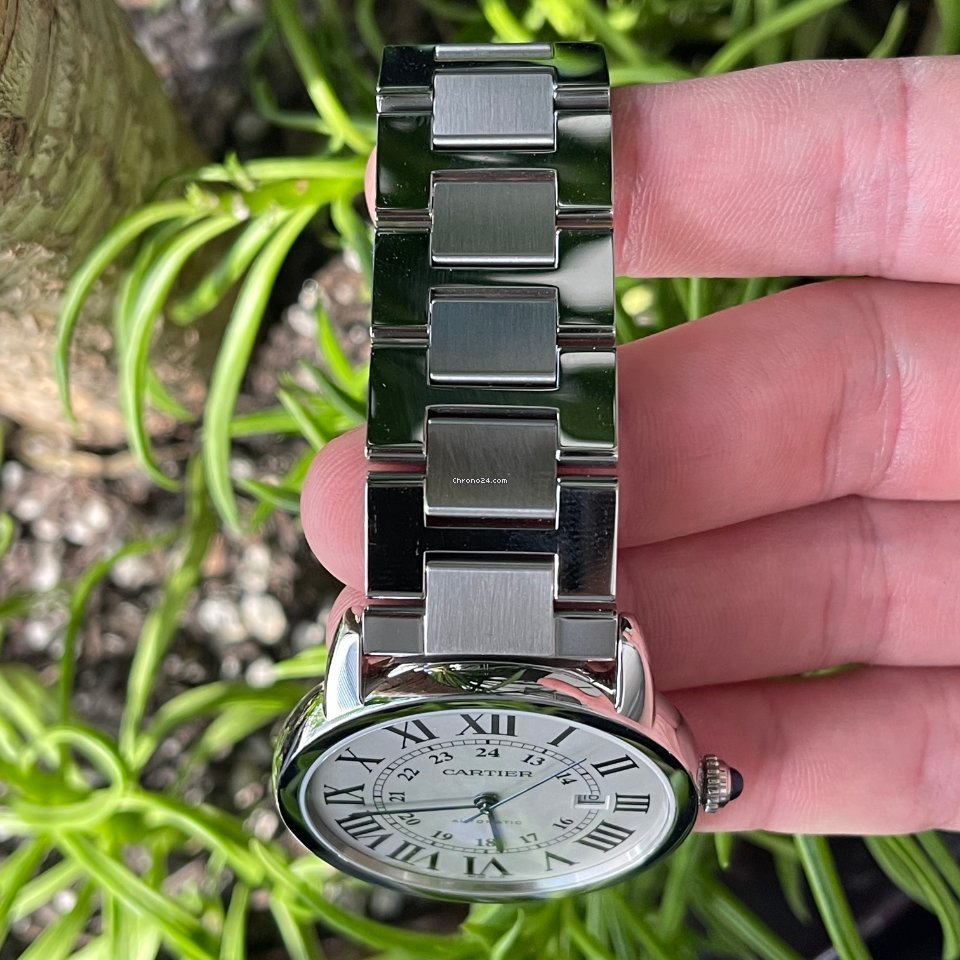 IMG_9081 Cartier Ronde Solo de Cartier Mens watch Unisex Automatic Steel W6701011 Replica 5