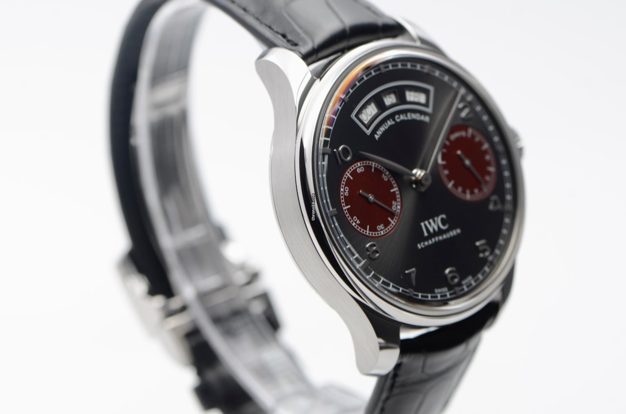 IWC Portuguese Annual Calendar Mens watch Unisex Automatic Steel IW503506 Replica 5