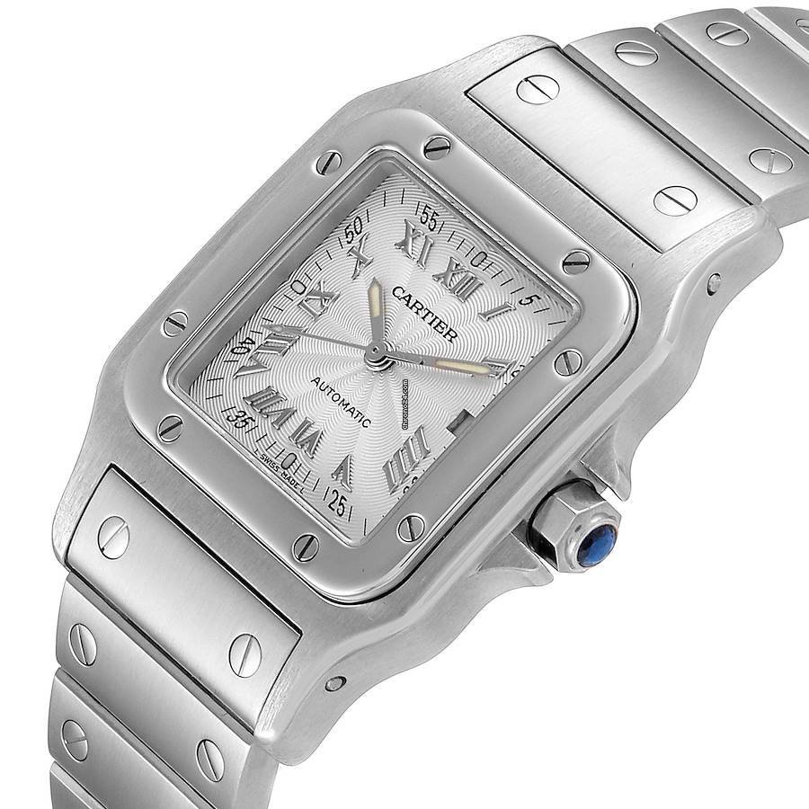 IMG_9081 Cartier Santos Galbee Mens watch Unisex Automatic Steel 2319 Replica 5