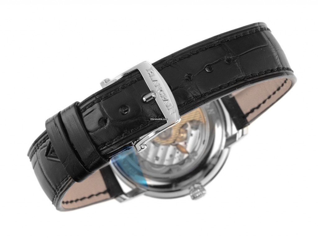 IMG_9081 Blancpain Villeret Mens watch Unisex Automatic Steel 6224 11 27 55B Replica 5