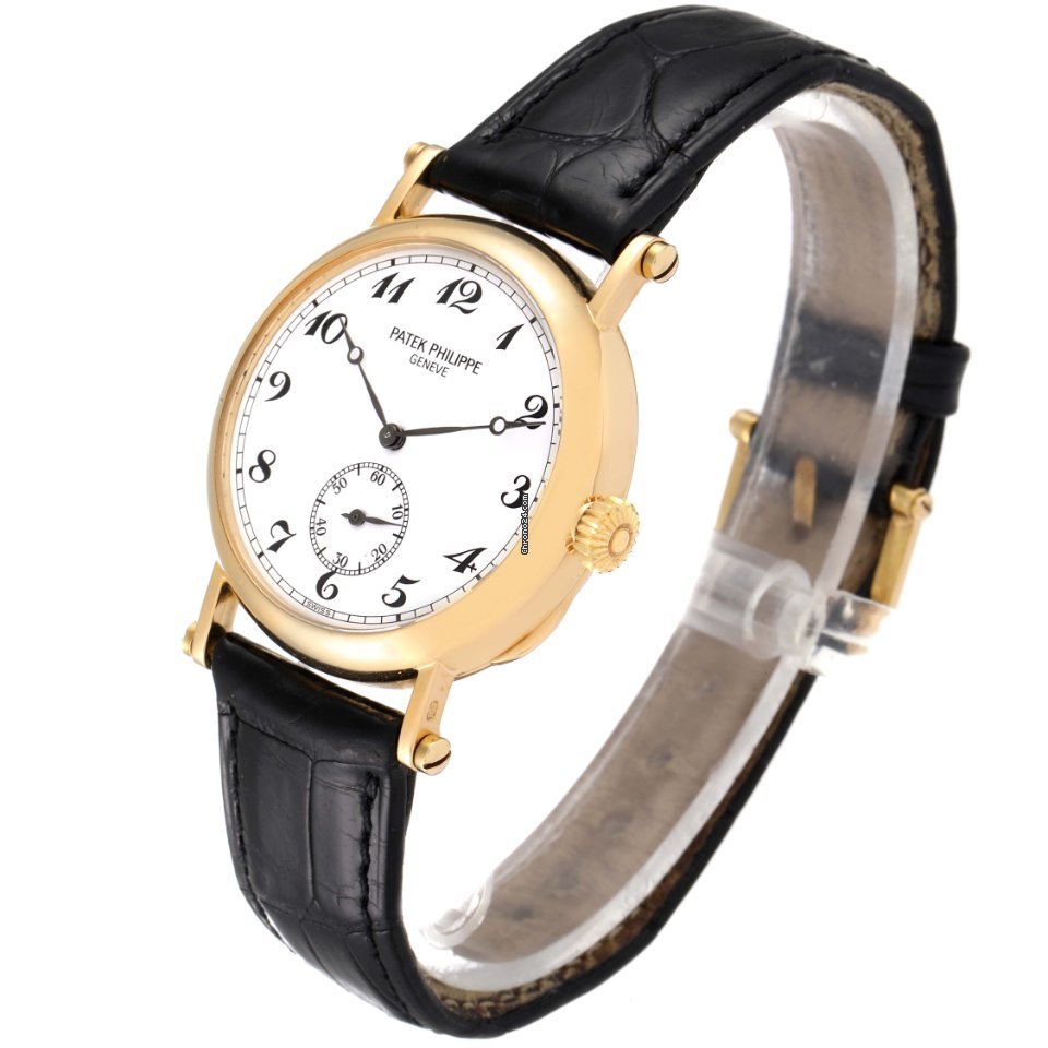 IMG_9081 Patek Philippe Calatrava Mens watch Unisex Manual winding Yellow gold 3960J Replica 5