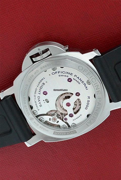 IMG_9081 Panerai Luminor Marina 8 Days Mens watch Unisex Manual winding Steel PAM 00510 Replica 5