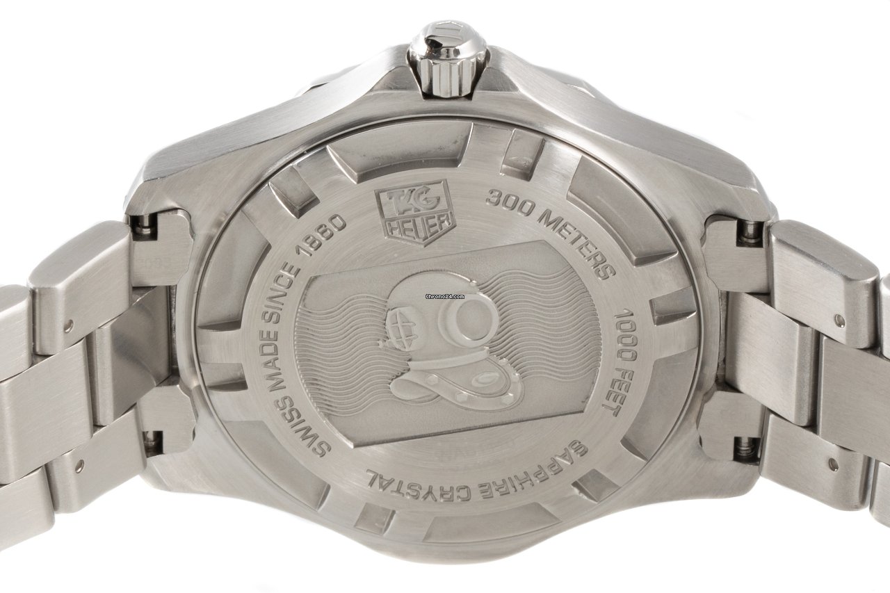 IMG_9081 TAG Heuer Aquaracer 300M Mens watch Unisex Quartz Steel WAB1110 Replica 5