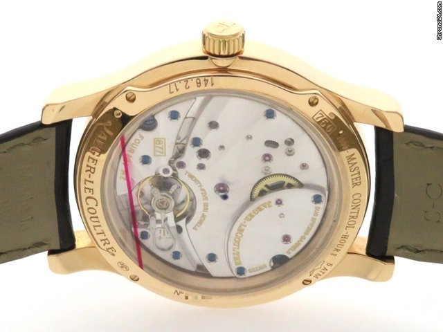 Jaeger-LeCoultre Master Eight Days Mens watch Unisex Manual winding Rose gold Q1602420 146.2.17 Replica 5
