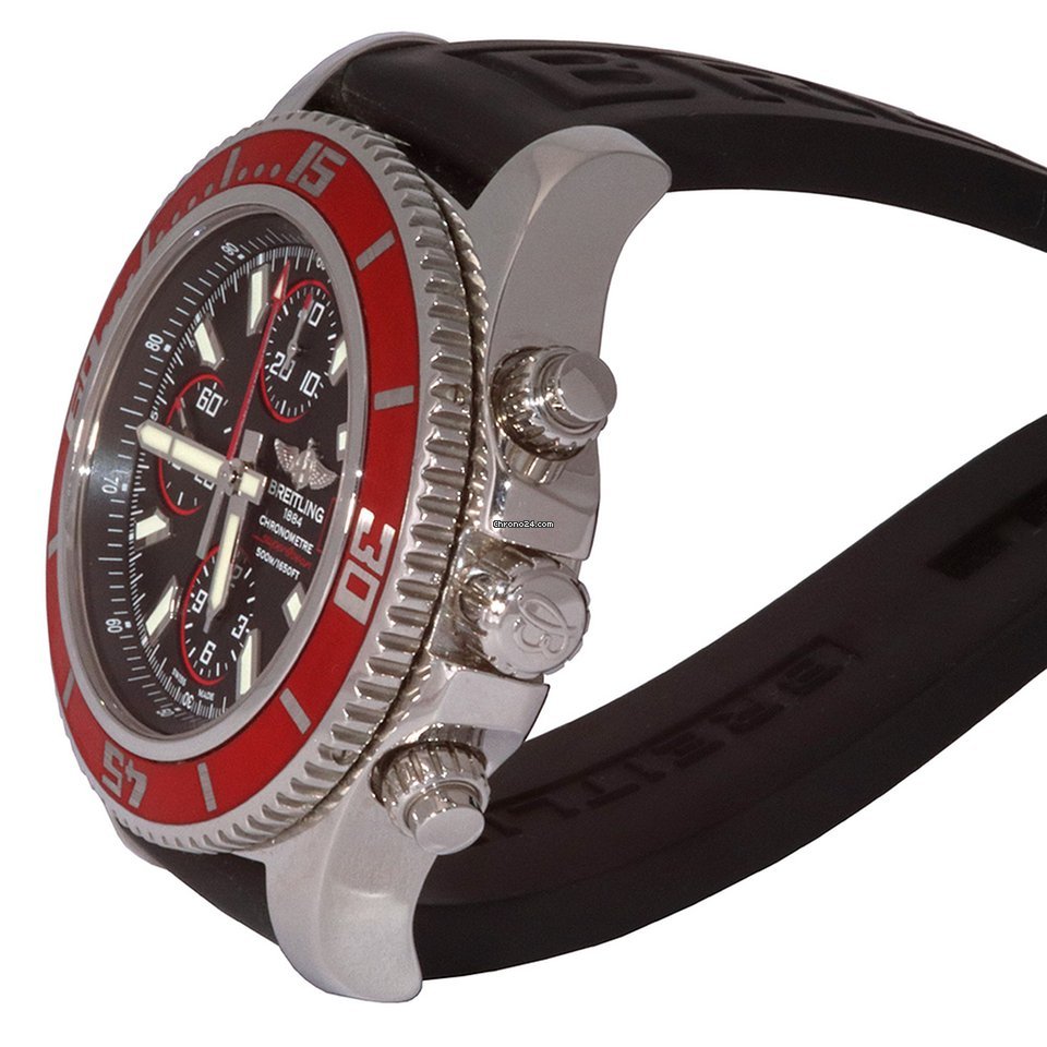 IMG_9081 Breitling Superocean Chronograph II Mens watch Unisex Automatic Steel A13341X9 Replica 5