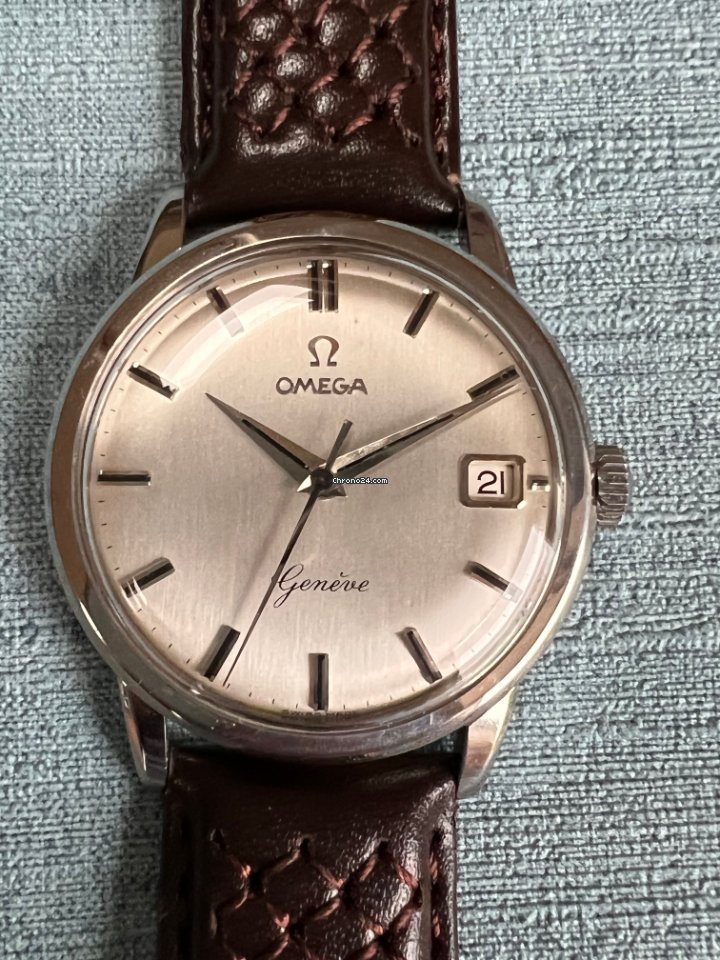 IMG_9081 Omega Geneve Mens watch Unisex Manual winding Steel 14703 Replica 5