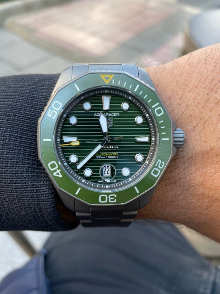 IMG_9081 TAG Heuer Aquaracer 300M Mens watch Unisex Automatic Titanium WBP208B.BF0631 Replica 5