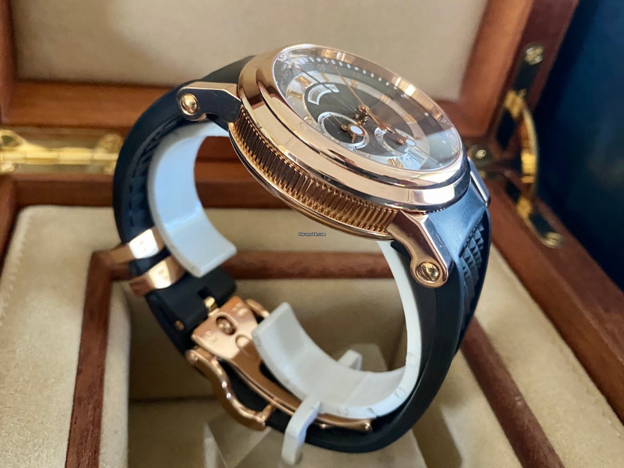 IMG_9081 Breguet Marine Mens watch Unisex Automatic Rose gold 5827BR Z2 5ZU Replica 5