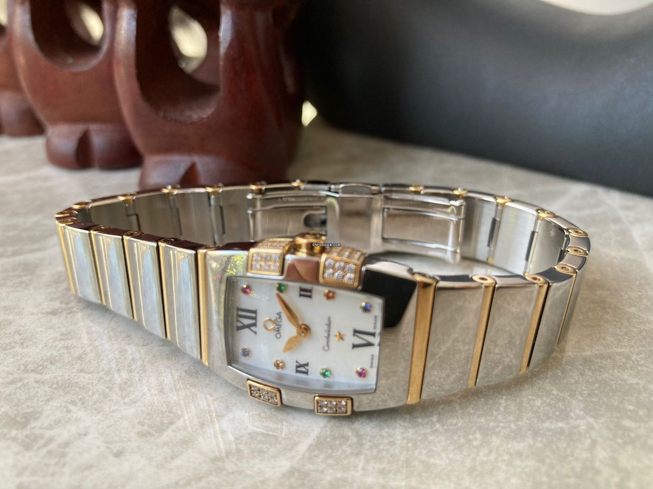 IMG_9081 Omega Constellation Womens watch Quartz Steel 1886.79.36 Replica 5