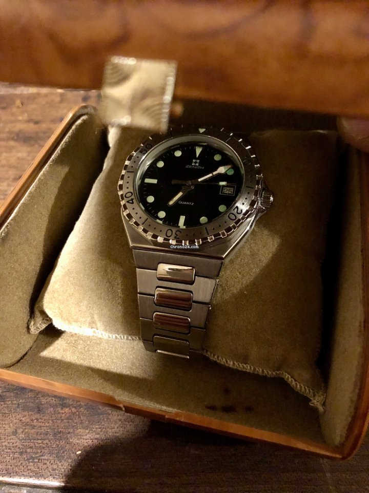 IMG_9081 Zenith Mens watch Unisex Quartz Steel 02 0290 495 Replica 5