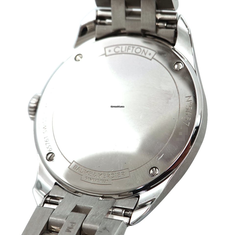 Baume & Mercier Clifton Womens watch Quartz Steel MOA10176 Replica 5
