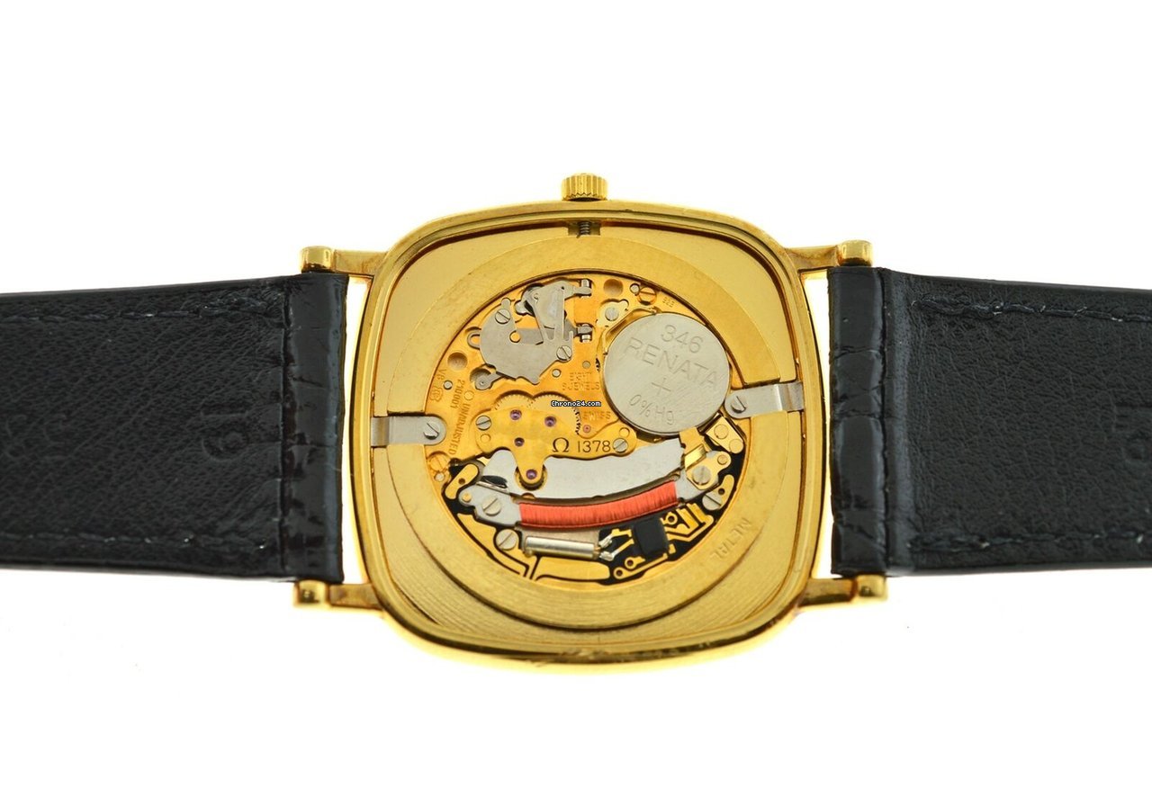 Omega De Ville Mens watch Unisex Quartz Yellow gold 1953378 3953378 Replica 5