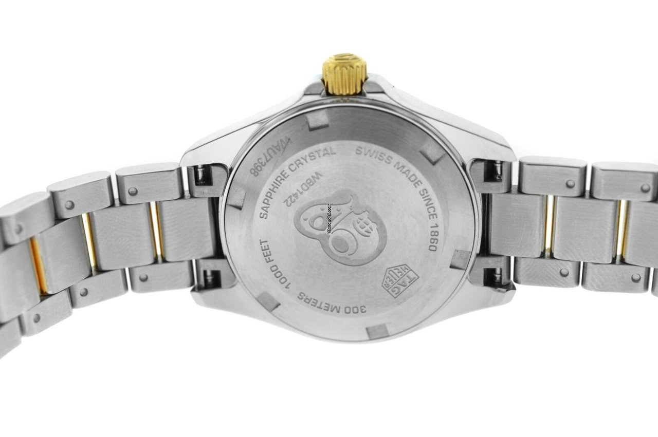 IMG_9081 TAG Heuer Aquaracer Lady Womens watch Quartz Gold Steel WBD1422.BB0321 Replica 5
