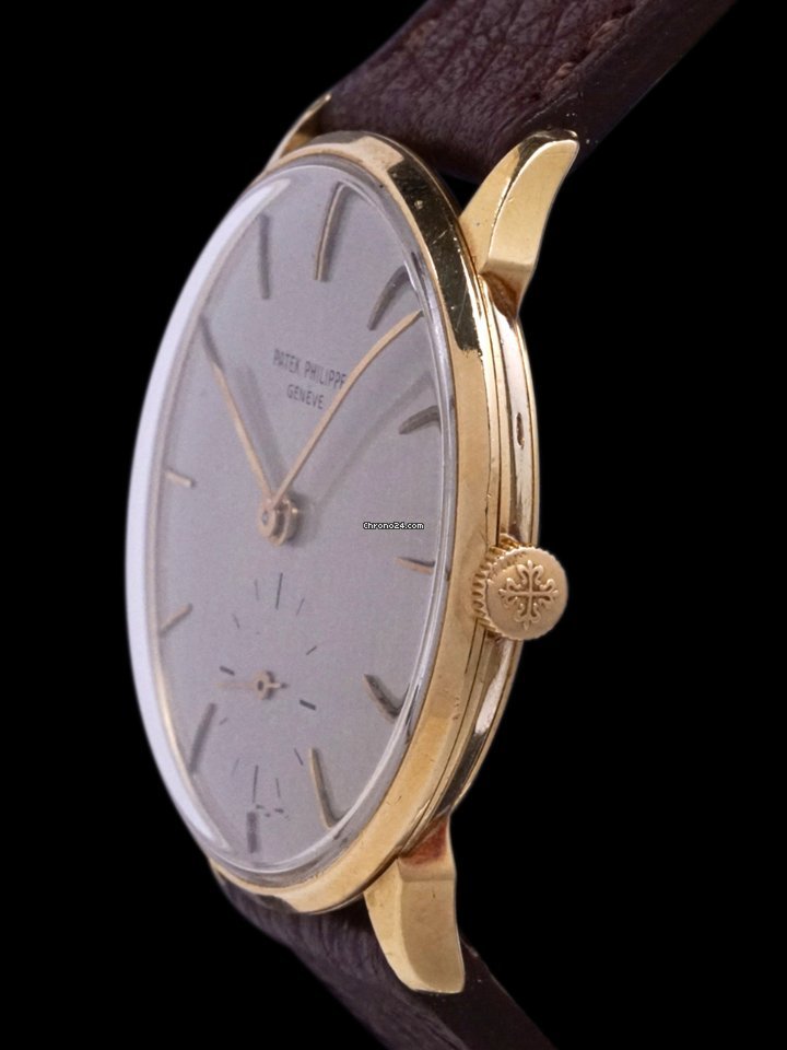 IMG_9081 Patek Philippe Calatrava Mens watch Unisex Manual winding Yellow gold 3420 Replica 5