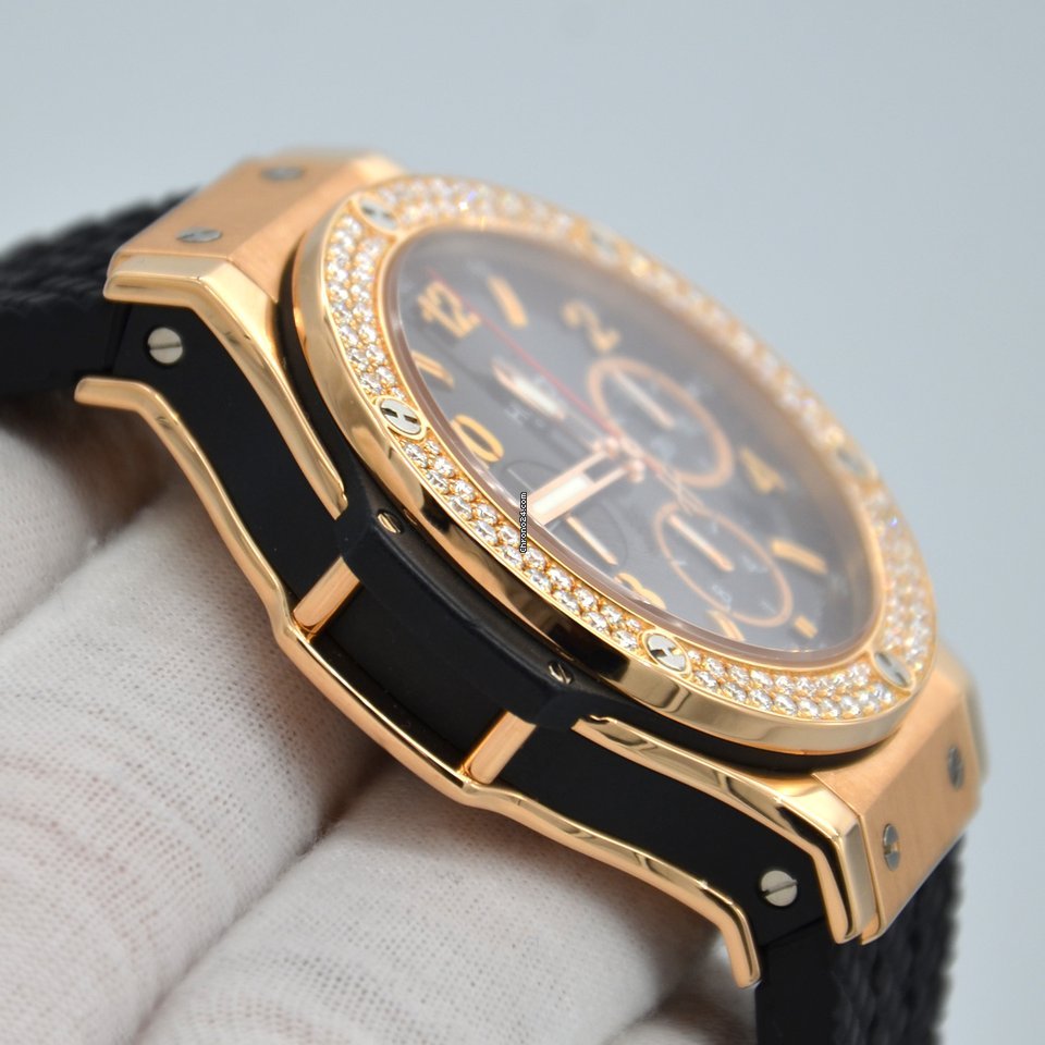 IMG_9081 Hublot Big Bang 44 mm Mens watch Unisex Automatic Rose gold 301.PX.130.RX.114 Replica 5