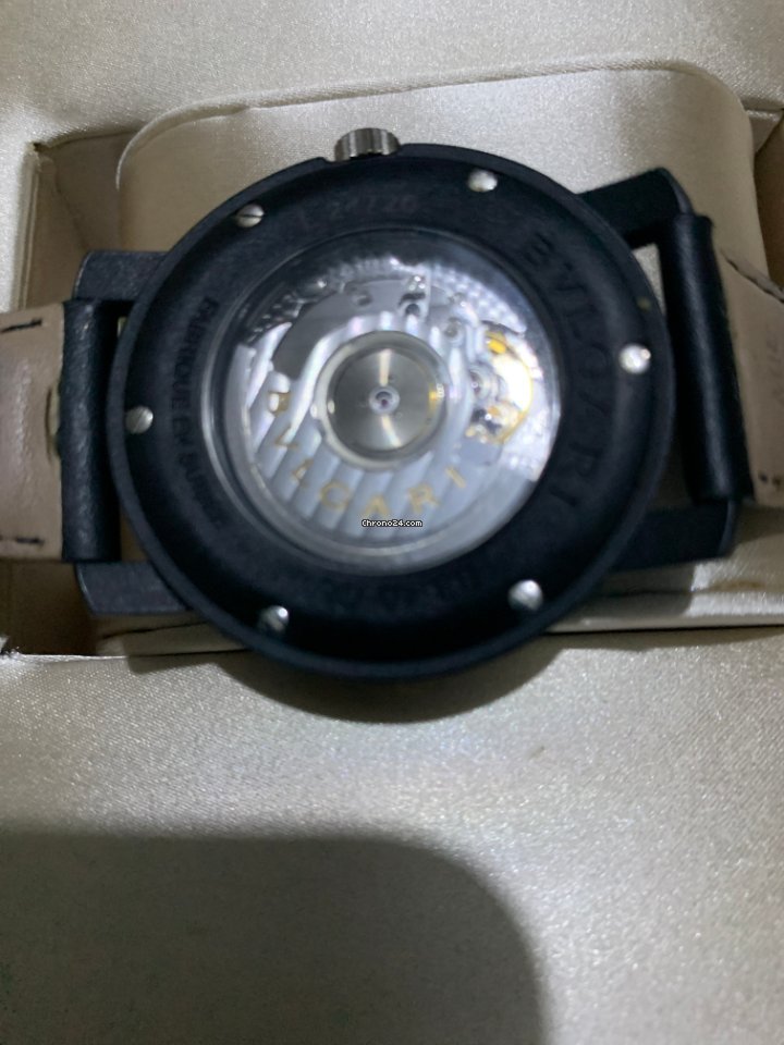 IMG_9081 Bulgari Mens watch Unisex Automatic Carbon 101823 Replica 5