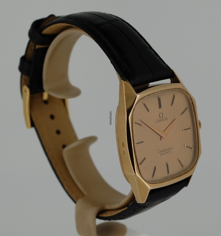 IMG_9081 Omega Constellation Mens watch Unisex Quartz Yellow gold 191.0014 Replica 5