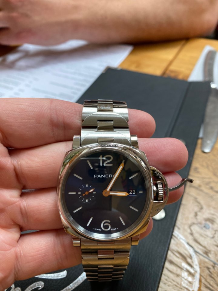 IMG_9081 Panerai Mens watch Unisex Automatic Steel PAM 01124 Replica 5