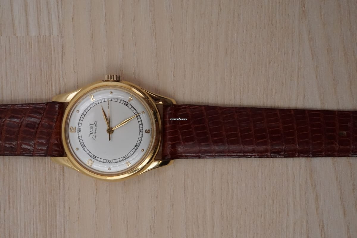 IMG_9081 Piaget Mens watch Unisex Automatic Yellow gold 8177 Replica 5