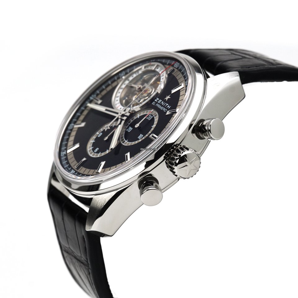 IMG_9081 Zenith El Primero Tourbillon Mens watch Unisex Automatic Steel 03.2050.4035 21.C630 Replica 5